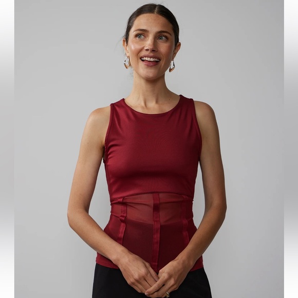 Grab This Gorgeous Top! Sheer Corset Waist Top - Picture 4 of 11